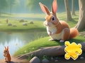 Игра Jigsaw Puzzle: Rabbit And Squirrels