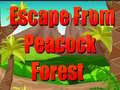 Игра Escape From Peacock Forest