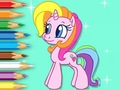 Игра Coloring Book: Shining Pony