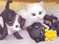 Игра Jigsaw Puzzle: Playing Cats