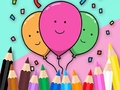 Игра Coloring Book: Celebrate-Balloons