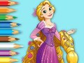 Игра Coloring Book: Princess Rapunzel