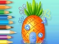 Игра Coloring Book: Pineapple-House