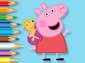 Игра Coloring Book: Peppa With Toy Bear