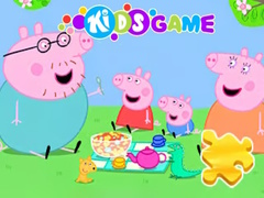 Игра Jigsaw Puzzle: Peppa Pig Family Picnic