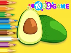 Ігра Coloring Book: Avocado Fruit