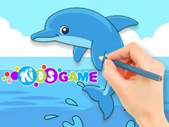 Игра Coloring Book: Cute Dolphin