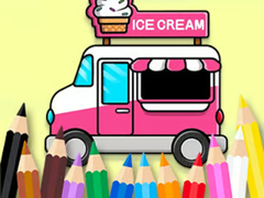 Игра Coloring Book: Ice Cream Car