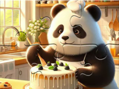 Игра Jigsaw Puzzle: Panda Baker