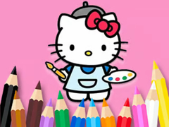 Игра Coloring Book: Hello Kitty Painting