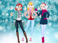 Игра Princesses Winter Spree