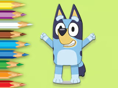 Игра Coloring Book: Happy Bluey