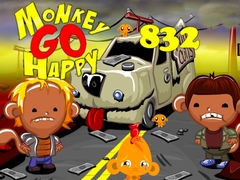 Игра Monkey Go Happy Stage 832