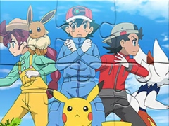 Игра Jigsaw Puzzle: Pokemon Clan