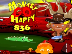 Игра Monkey Go Happy Stage 836