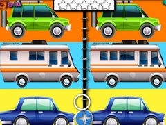 Игра Cartoon Cars Spot The Difference