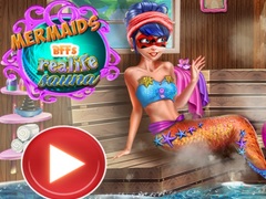 Игра Mermaids BFFs Realife Sauna