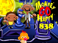 Игра Monkey Go Happy Stage 838