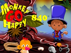 Игра Monkey Go Happy Stage 840