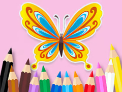 Игра Coloring Book: Beautiful Butterfly