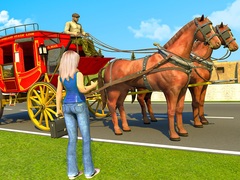 Игра Horse Cart Transport Taxi Game