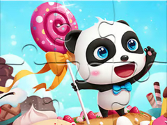 Игра Jigsaw Puzzle: Panda Candy World