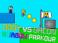 Ігра Obby vs Bacon Rainbow Parkour