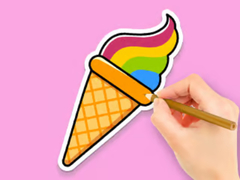 Игра Coloring Book: Rainbow Ice Cream