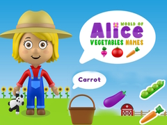 Игра World of Alice Vegetables Names