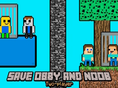 Игра Save Obby and Noob Two-players