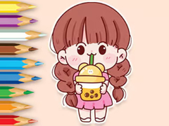 Игра Coloring Book: Lovely Girl