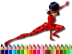Игра Back To School Lady Bug Coloring