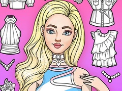 Игра Girl Coloring Dress Up Games