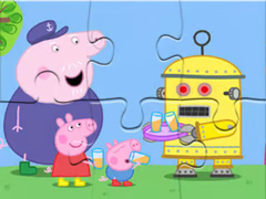 Игра Jigsaw Puzzle: Peppa Robot