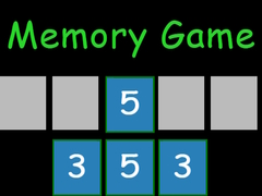 Игра Memory game
