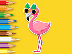 Игра Coloring Book: Flamingo