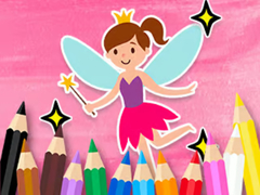 Игра Coloring Book: Little Pretty Fairy