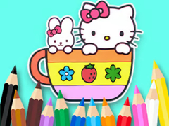 Игра Coloring Book: Kitty Cup