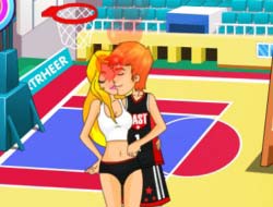 Игра Баскетбольные поцелуи онлайн.