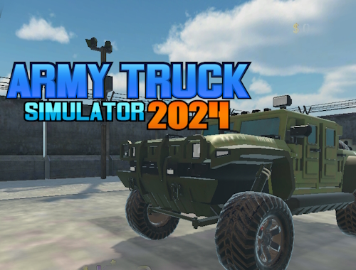 Игра Армейский симулятор грузовика 2024 онлайн.