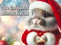Игра Cute Christmas Animals Jigsaw