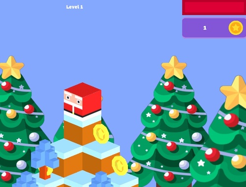 Игра Санта спешит вниз онлайн.