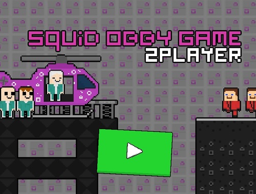 Игра Игра в Кальмара: Обби 2 Игрока онлайн