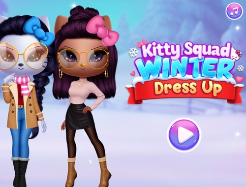 Игра Зимний отряд Китти онлайн.