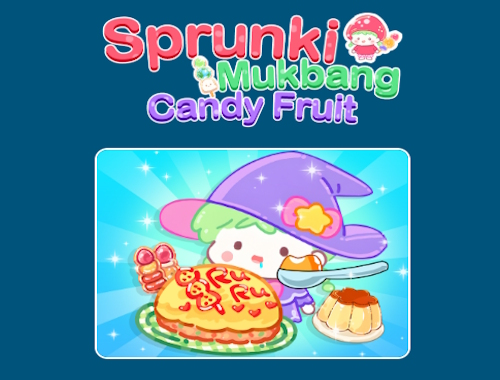 Игра Спрунки Мукбанг Фруктовые конфеты онлайн.