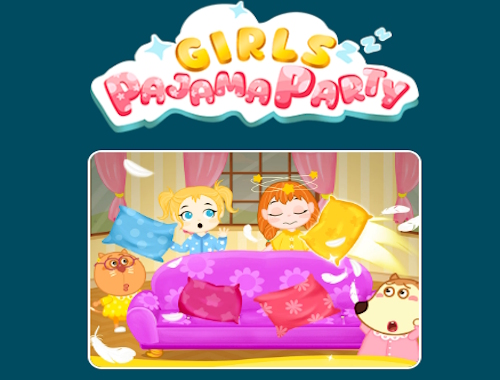 Игра Пижамная вечеринка для девочек онлайн.