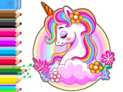 Игра Coloring Book: Unicorn Garden