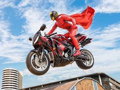 Игра Real Motorbike Super Hero Stunt 3D