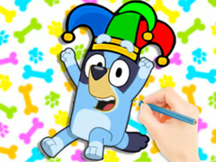 Игра Coloring Book: Clown Bluey