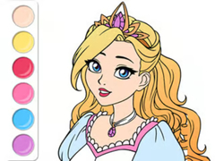 Игра Coloring Book: Princess Prom Dress